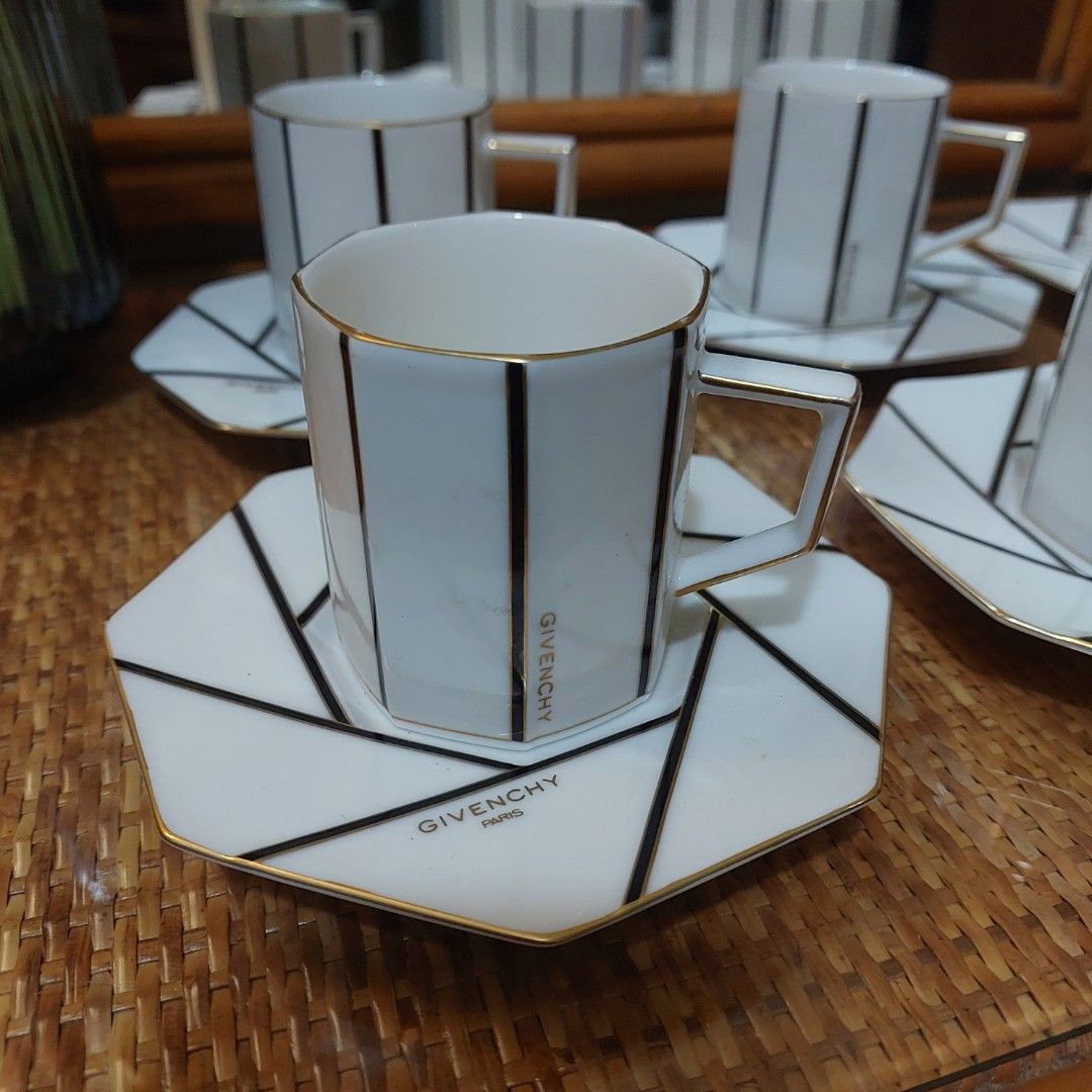 Authentic Givenchy Porcelain 6 Set Cups And Saucer (Category: Coffee & Tea Tableware) located in Binangonan. Submitted by makoleksyon (Listing ID 1356252625, Image 3). Description: brand new condition not used bought in Japan 💯% Authentic Money back guarantee.