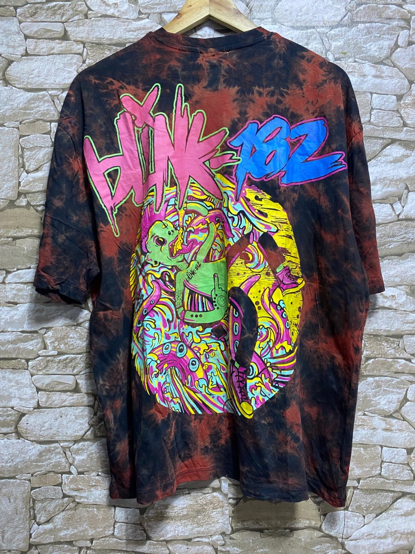 blink 182 tie dye shirt