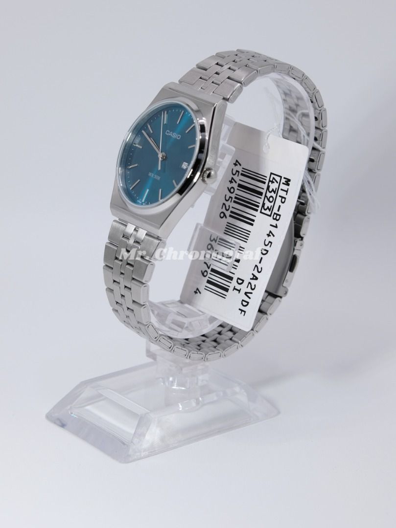 CASIO MTP-B145D-2A2VDF (Category: Luxury Watches) located in Manila. Submitted by rafael_lesaguis (Listing ID 1356258785, Image 3). Description: CASIO MTP-B145D-2A2VDF ORIGINAL MONEY BACK GUARANTEE IF PROVEN FAKE 1-YEAR WARRANTY BRANDNEW 10/10 Condition Mall SRP price: ₱4,620 My price: ₱4,000 OPEN FOR RESELLERS! Features: 🔹 Case Size 40 × 35 × 7.4 mm 🔹 Stainless steel 🔹 Stainless Steel Band 🔹 One-touch 3-fold Clasp 🔹 Mineral Glass 🔹 Regular