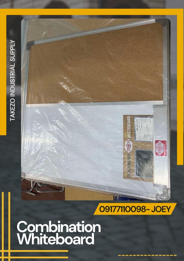 Combination Whiteboard/Corkboard (Category: Other Home Furniture) located in Manila. Submitted by joeyroque09 (Listing ID 1356258632, Image 1). Description: 0-9-1-7-7-1-1-0-0-9-8 .