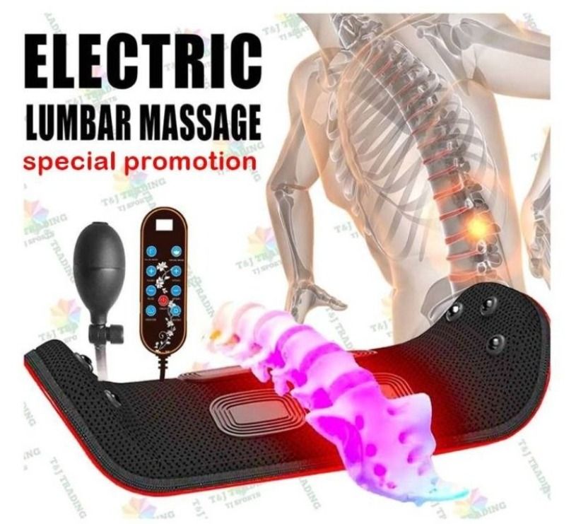 Electric Pain Relief Waist Lumbar Massager Compress Lumbar Spine ...