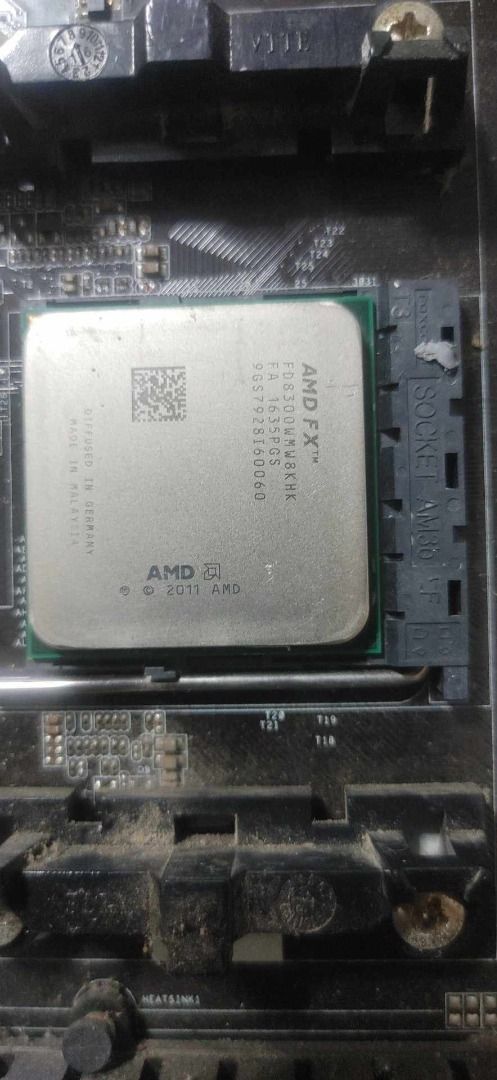 FX 8300 Bundle (Category: Computer Parts) located in Manila. Submitted by botaskii (Listing ID 1356257186, Image 2). Description: Inclusion: FX 8300 Asrock 970 Pro 3 AM3+ Deepcool Gammax 300 Honest issue: May tama yung CPU_FAN header di na umiikot fan, alternative fan headers nalang ang ginagamit, matagal nang di nagagamit, may Ryzen unit na May LP pa kung di mahirap kausap at di ako papahirapan sa paano ang delivery. Location, Bago Bantay/Novali