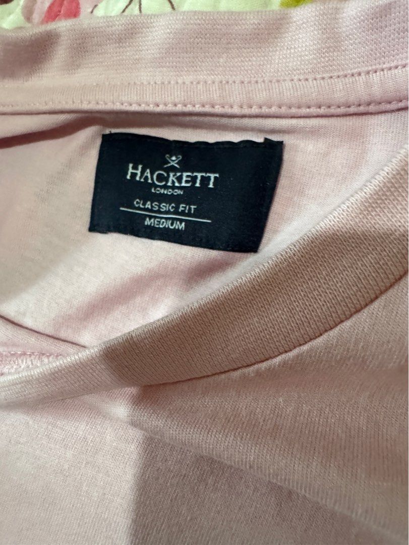Hackett tee (Category: Tshirts & Polo Shirts) located in Kuala Nerang. Submitted by a_hvdi (Listing ID 1356312910, Image 2). Description: Light pink,classic fit.Like new..