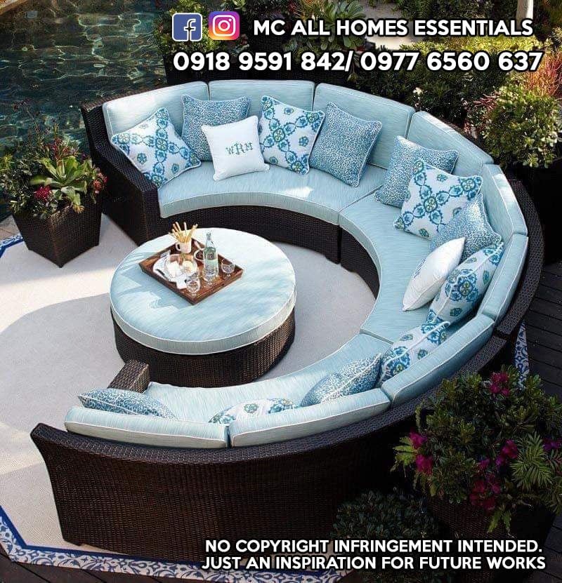 Indoor and Outdoor Curve Shape Sofa Set (Category: Outdoor Furniture) located in Antipolo. Submitted by rowelandananative (Listing ID 1356403440, Image 2). Description: Upgrade your space with a bespoke Indoor & Outdoor Sofa Set, designed for elegance, durability, and maximum comfort. Whether for a cozy living room or a relaxing outdoor lounge, our sofas are handcrafted to fit your unique style and needs. Why Choose Our Sofa Set? ✔ Premium-Qualit