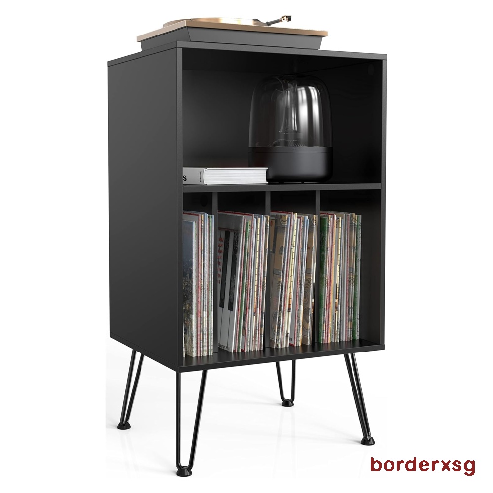 iyrany Record Player Stand, Turntable Stand with Record Storage, Vinyl ...