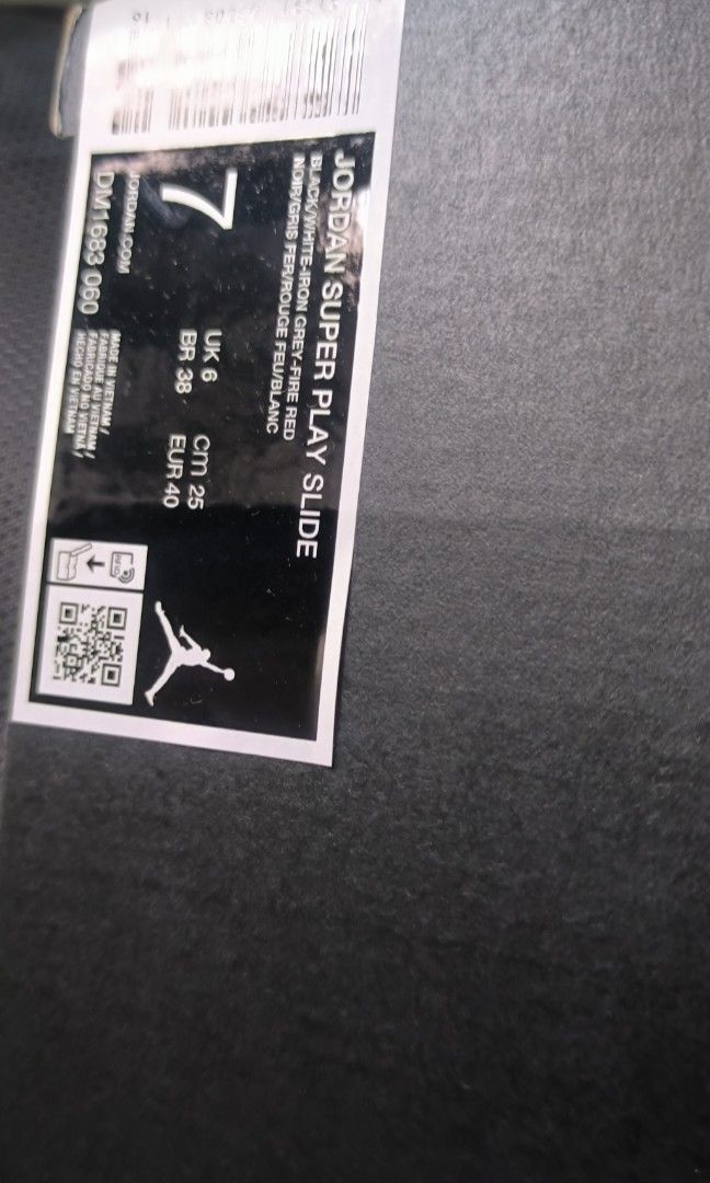 jordan super play slide size 7 bnew (Category: Slippers & Slides) located in Caloocan City. Submitted by cappfinds86177 (Listing ID 1356407662, Image 2). Description: AUTHENTIC size 7 bnew never worn.