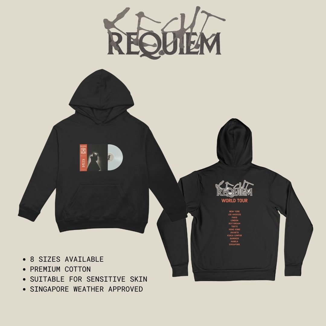 Keshi REQUIEM tour Hoodie, Men's Fashion, Tops & Sets