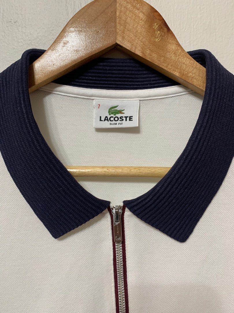 Lacoste Half zip Polo shirt (Category: Tshirts & Polo Shirts ) located in Subic. Submitted by studiogarments (Listing ID 1356396158, Image 3). Description: Lacoste half zip Polo shirt -Size: Large (7) -Dimes: W23/L28 -Excellent Condition -Color rate 9/10 -Legit/ Authentic! -No issue ₱ 1,550 + Shipping Fee! PLEASE READ CAREFULLY! CLICK EACH PHOTO FOR MORE DETAIL! 📌Corrier: JNT EXPRESS 📌MOP: Gcash/ Cebuana/ Metrobank ⚠️Colors may very due to Ligh