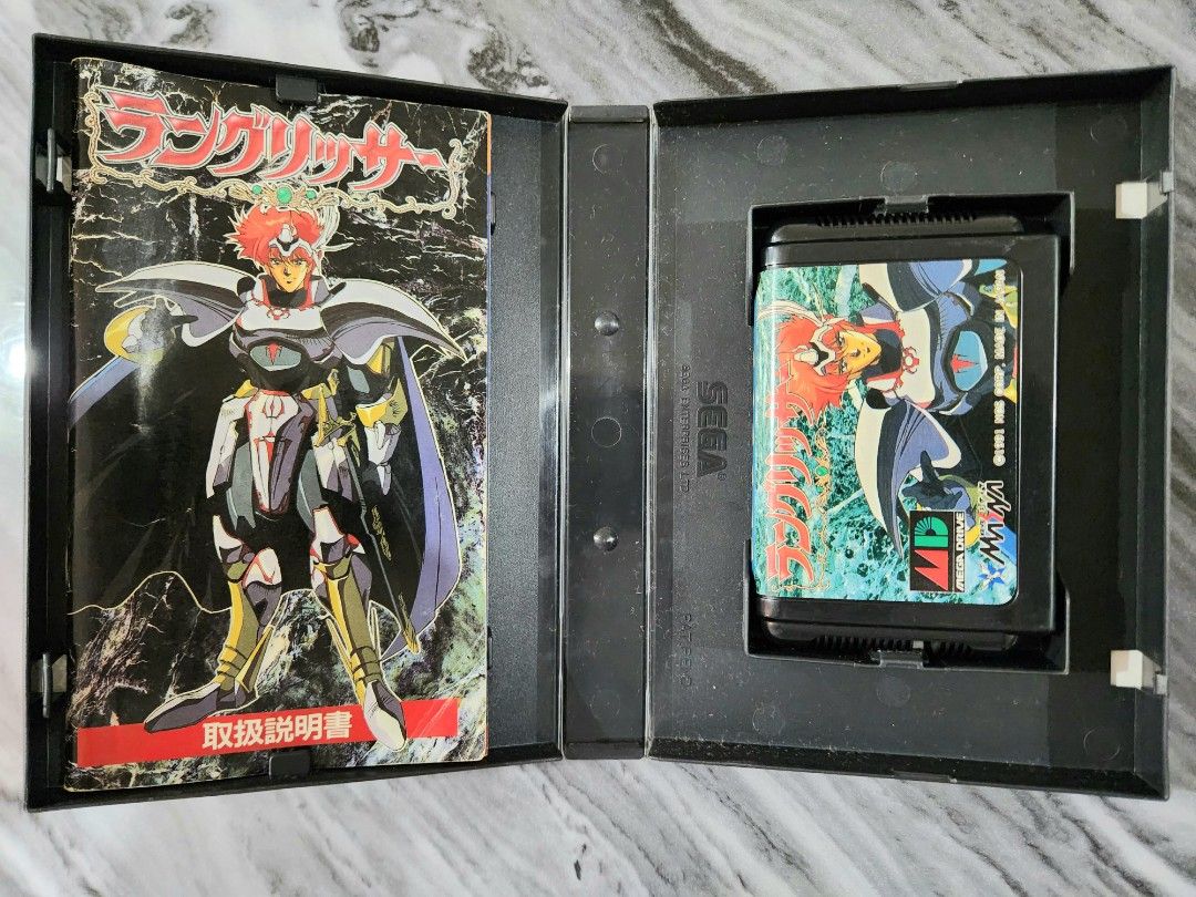 Langrisser (Complete) Authentic for Sega Mega Drive (Category: Others) located in Mandaluyong City. Submitted by chan.ningtatum (Listing ID 1356270096, Image 2). Description: For Sale! Langrisser Complete Set Including Manual, Box, Game Cart. Good Working Condition Makinis pati case and cover. Checkouts via Shope e and Laz ada Available Shipping: Lalamove, Grab, Toktok. Meet ups: Mandaluyong City or Juan City.