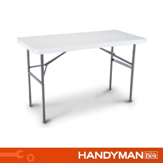 Lifetime Table (White) (Category: Tables & Sets) located in Pasig City. Submitted by abiou22 (Listing ID 1356343078, Image 1). Description: Good as New / No flaw RFS: Table is big for 2 pax (condo living) .