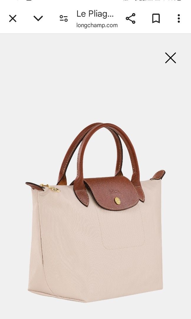 Longchamp Le Pliage Small Short Handle (Category: Luxury Bags & Wallets) located in Antipolo. Submitted by msanjuan (Listing ID 1356282673, Image 3). Description: 100% Authentic Longchamp Le Pliage Small hand bag 9500 at Rustans.. Selling for only 7900!! 7k!.