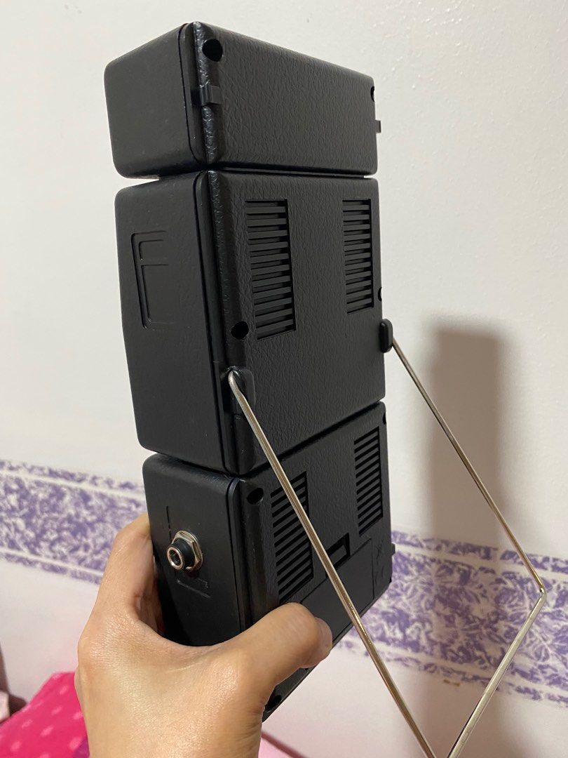 Marshall MS-4 Micro Stack Electric Guitar Amplifier with Power Adapter included (Category: Soundbars, Speakers & Amplifiers) located in Quezon City. Submitted by kheiO1130 (Listing ID 1356303872, Image 2). Description: Used 3-5 times only With Power Adapter included Details posted in the photos.