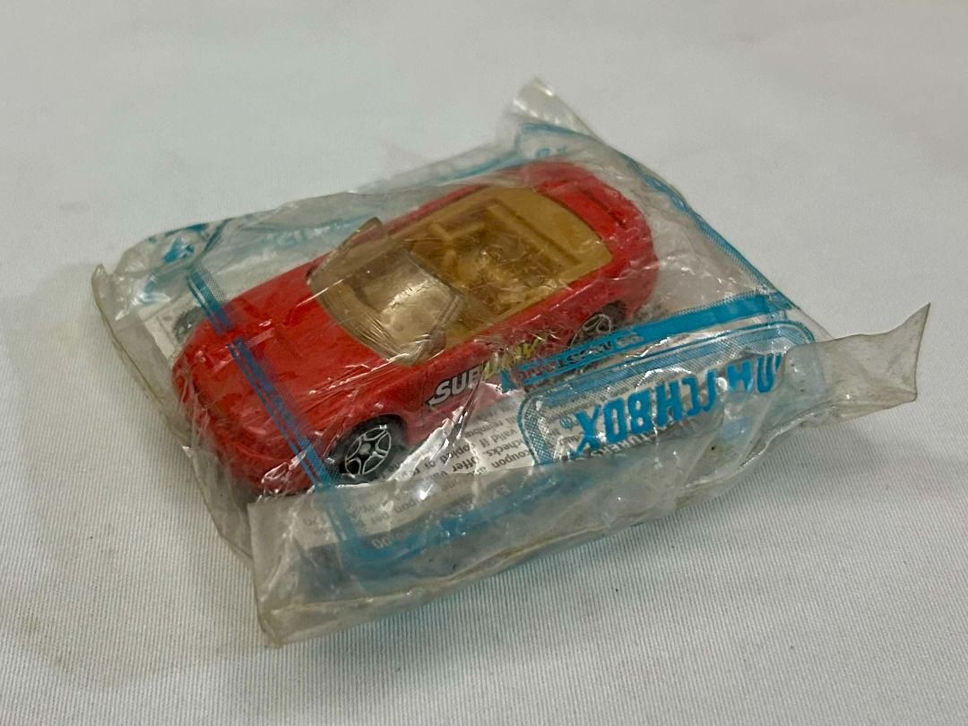 Matchbox '99 Mustang Subway Exclusive 1/64 (Category: Vehicle & Diecast Models) located in Quezon City. Submitted by arkistoragebox (Listing ID 1356240068, Image 3). Description: Matchbox '99 Ford Mustang Subway Exclusive 1/64 scale Item is ON-HAND and ready to ship. Brand new mint in sealed pack. Plastic pack shows age. It was never opened and was only kept in a plastic storage bin for years. Please refer to photos for actual item condition. Wha