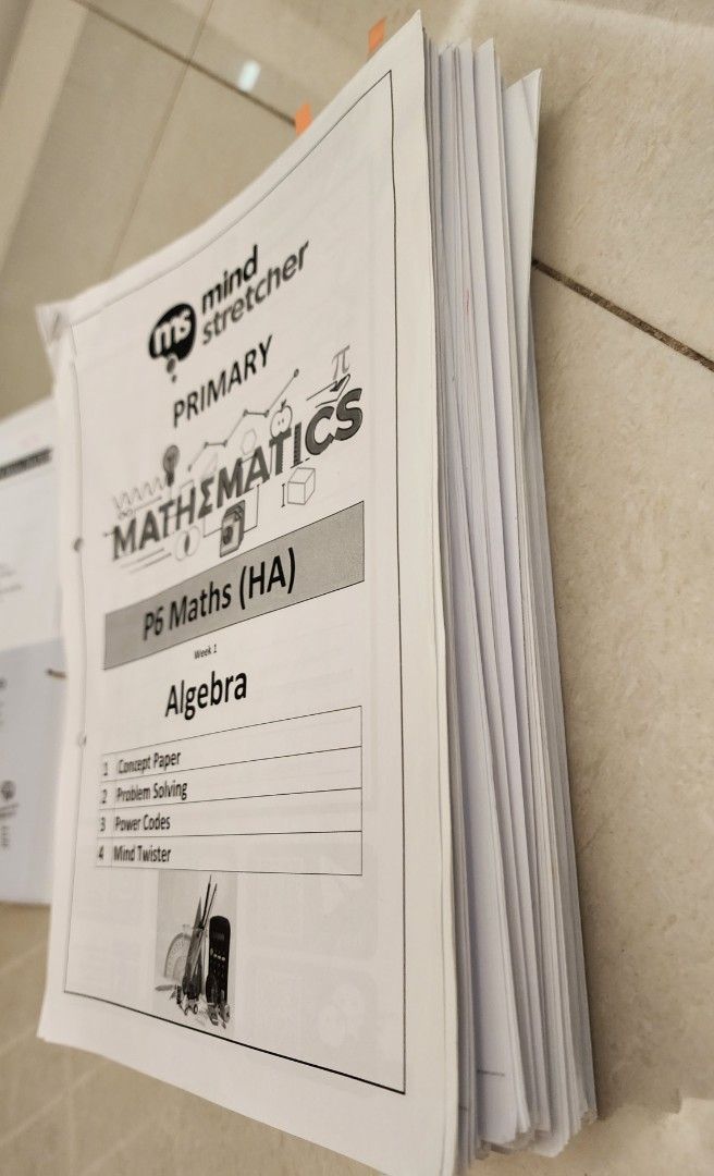 Mindstretcher p6 maths notes, Hobbies & Toys, Books & Magazines ...
