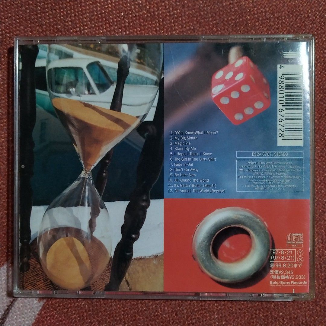Oasis - Be Here Now CD Album (Category: CDs & DVDs) located in Taguig. Submitted by znarfscriber (Listing ID 1356341001, Image 2). Description: Oasis Be Here Now CD Album Made In Japan Sony Music Entertainment 1997 Includes lyric sheet insert. No OBI. Cover: EX Media: NM RFS: Decluttering / Need Funds.