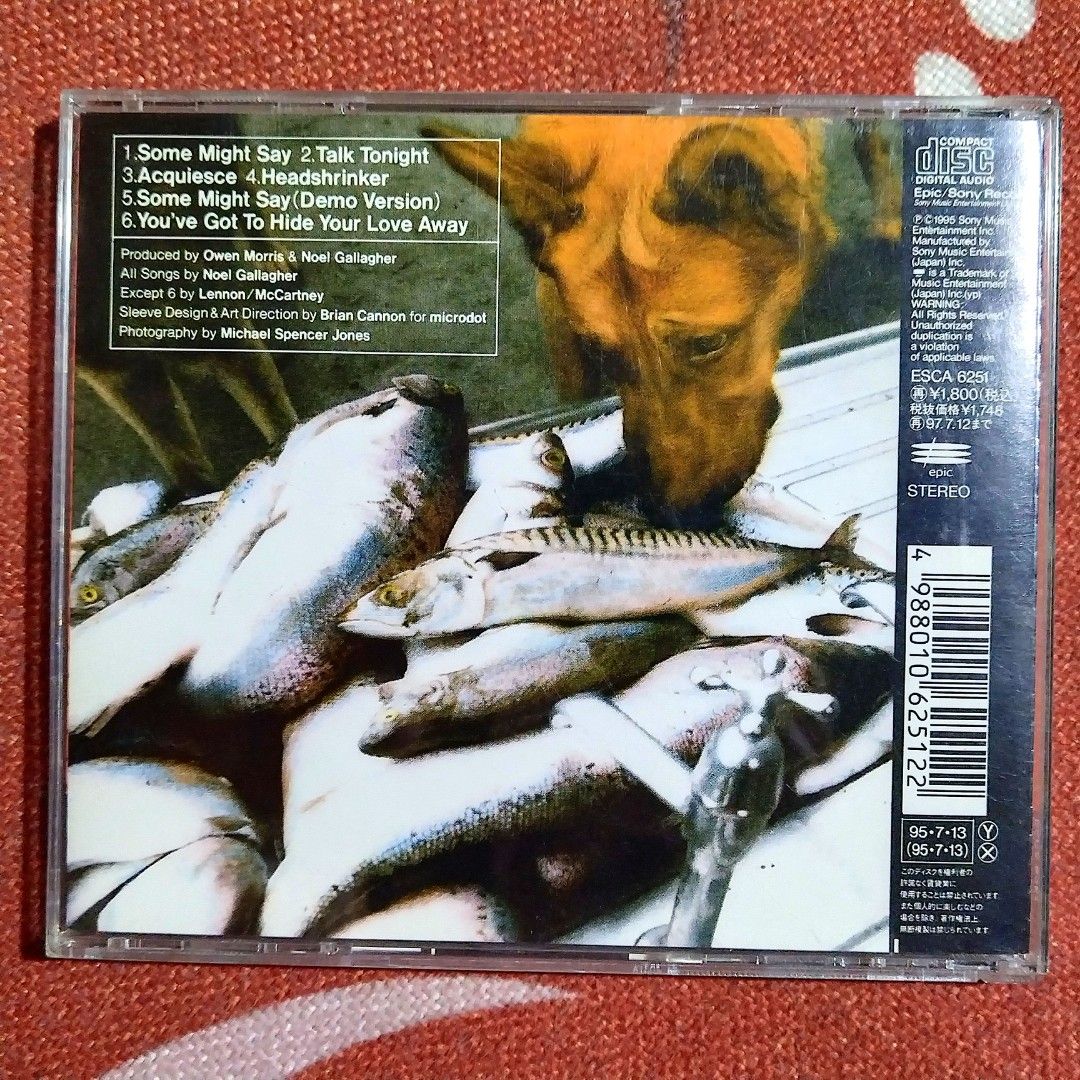 Oasis - Some Might Say CD Single (Category: CDs & DVDs) located in Taguig. Submitted by znarfscriber (Listing ID 1356342054, Image 2). Description: Oasis Some Might Say CD Single Made In Japan Sony Music Entertainment 1995 Includes OBI and lyric sheet insert. Cover: EX Media: MINT RFS: Decluttering / Need Funds.