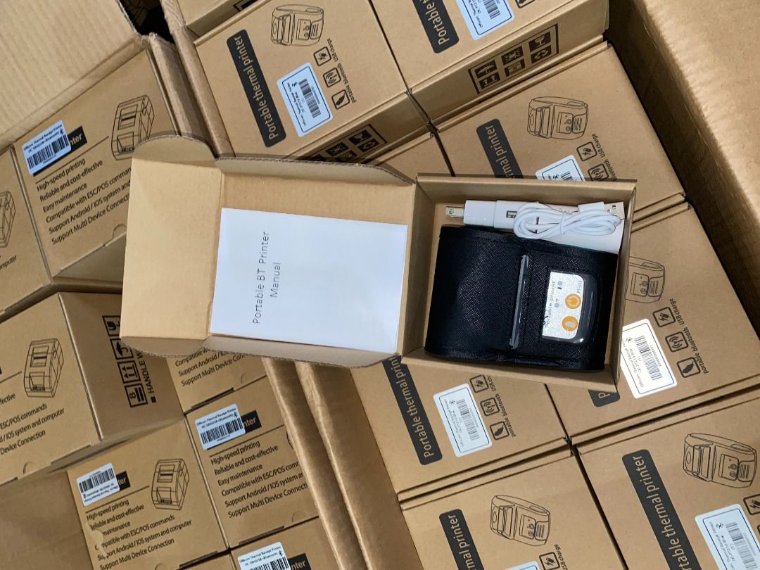 OFFICOM PT-210 Wireless Bluetooth Thermal Receipt Printer Portable ...
