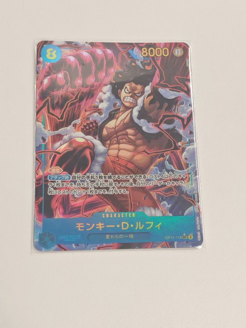 OP11-118 Luffy SEC AA, Hobbies & Toys, Toys & Games on Carousell
