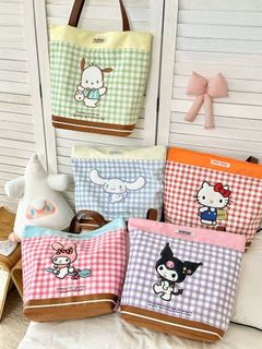 pc狗 手提袋 單肩包 手挽袋 收納袋 雜物袋 玉桂狗 肉桂狗 cinnamoroll 旅行袋 pochacco 帕恰狗 kuromi 實用袋 my melody hello kitty 多用途袋64207019056771110