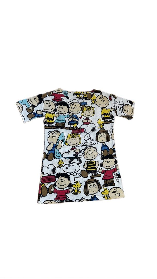 Peanuts T-Shirt Dress (Category: Dresses) located in Cavite. Submitted by ginalinettilover1 (Listing ID 1356299843, Image 1). Description: never used! this is a tshirt dress. NOT STRETCHY. pls refer to the dimes posted :))).