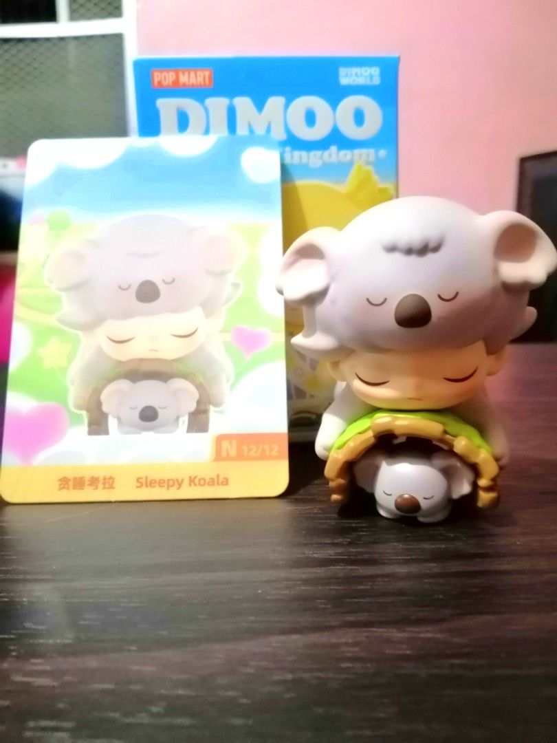 Pop Mart Dimoo Animal Kingdom (Category: Designer & Blind Box Toys) located in Taguig. Submitted by mygandme (Listing ID 1356345717, Image 1). Description: Pop Mart Dimoo Animal Kingdom Series Php 250 * Sleepy Koala Mop: gcash Mod: ggx or sdd (sdd to be book by the buyer) DM for inquiries. #popmart #dimoo #animalkingdom.