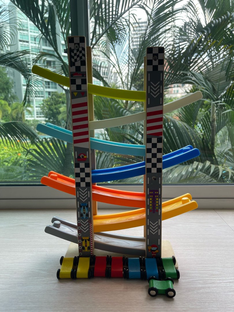 Race Car Ramp Montessori Baby Toddler Toy, Babies & Kids, Infant ...