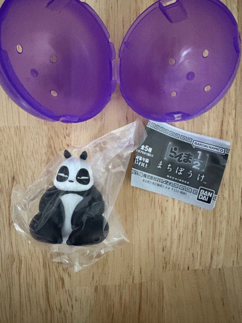 Ranma 1/2 Gashapon - Panda / Genma - Bandai Machibouke (Category: Designer & Blind Box Toys) located in Singapore. Submitted by misstehstrawbs (Listing ID 1356354730, Image 1). Description: Selling Panda from Ranma (Genma) $4 Meet ups at Upper Thomson. Others please ask. Thank you! .