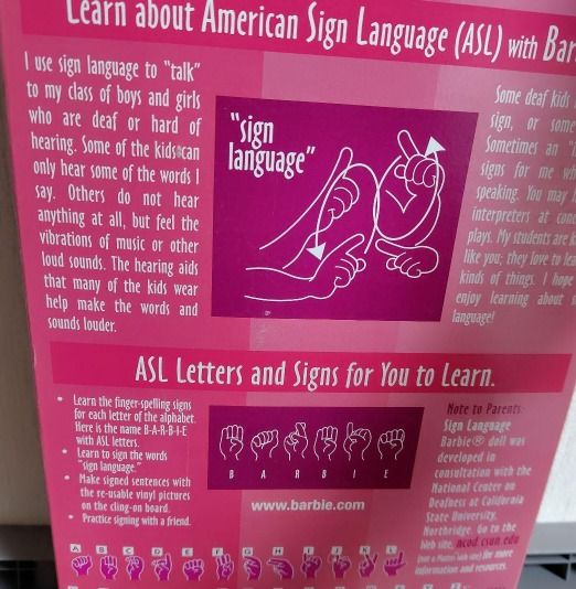RARE Barbie Sign Language Doll MATTEL, Hobbies & Toys, Toys & Games on ...