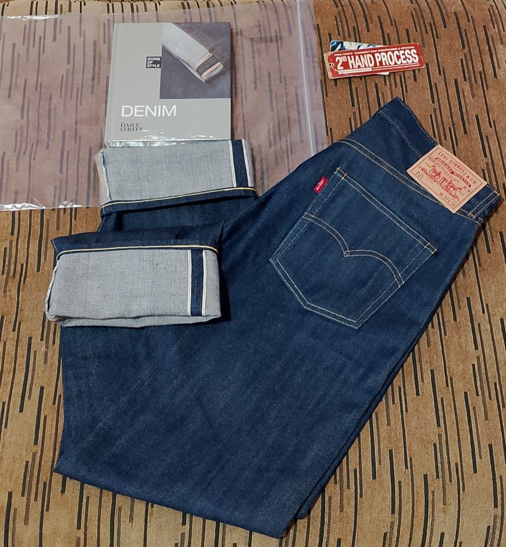 Levi's Vintage Clothing 1954 - 501 Selvedge Big E - Jean Brut Non Lavé - Taille W29/L32 - Fabriqué Au Japon - Neuf Avec étiquettes