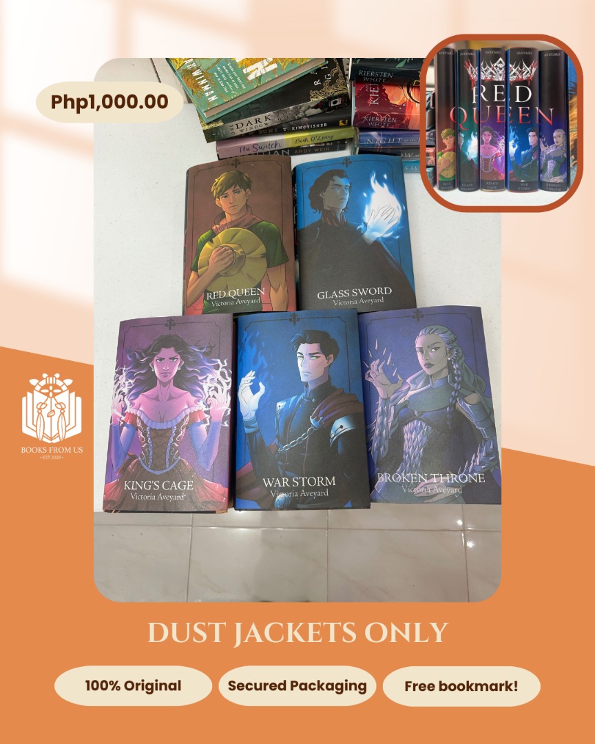Red Queen Series Dust Jackets, Hobbies & Toys, Books & Magazines ...
