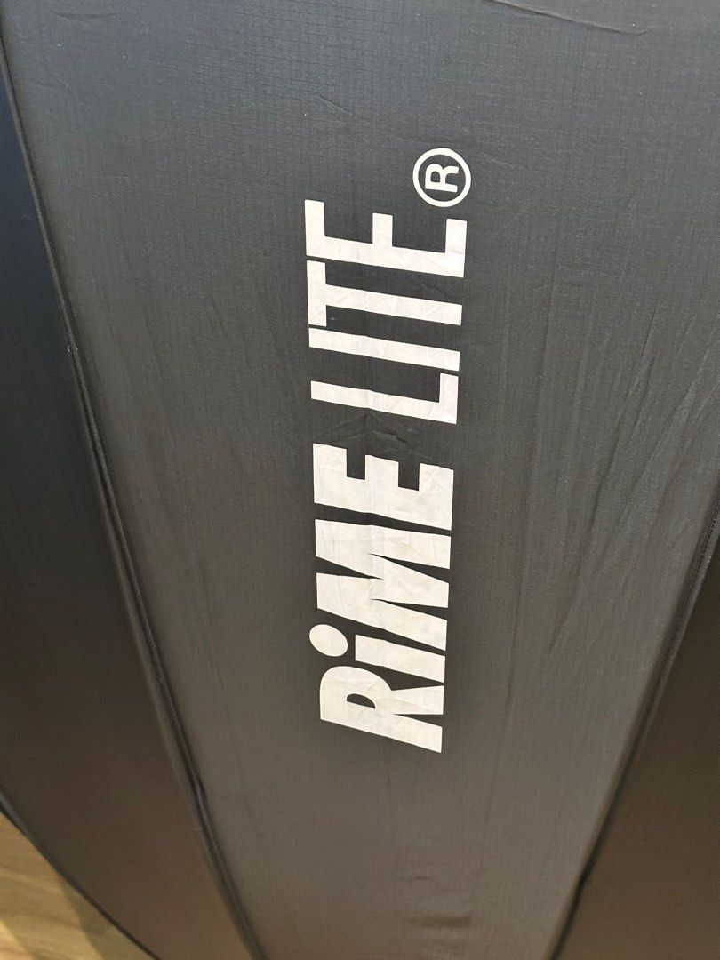 RIMELITE Grand Softbox 91INCHES (Category: Lighting & Studio Equipment) located in Taguig. Submitted by heyotonio (Listing ID 1356300300, Image 1). Description: Used twice, flaws are from storage. Selling for less than a third of its original price. No broken/bent rods. RFS: Decluttering.