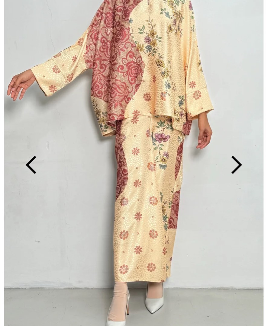 RONA JINGGA Bella Ironless Batik Baggy Kurung, Women's Fashion ...