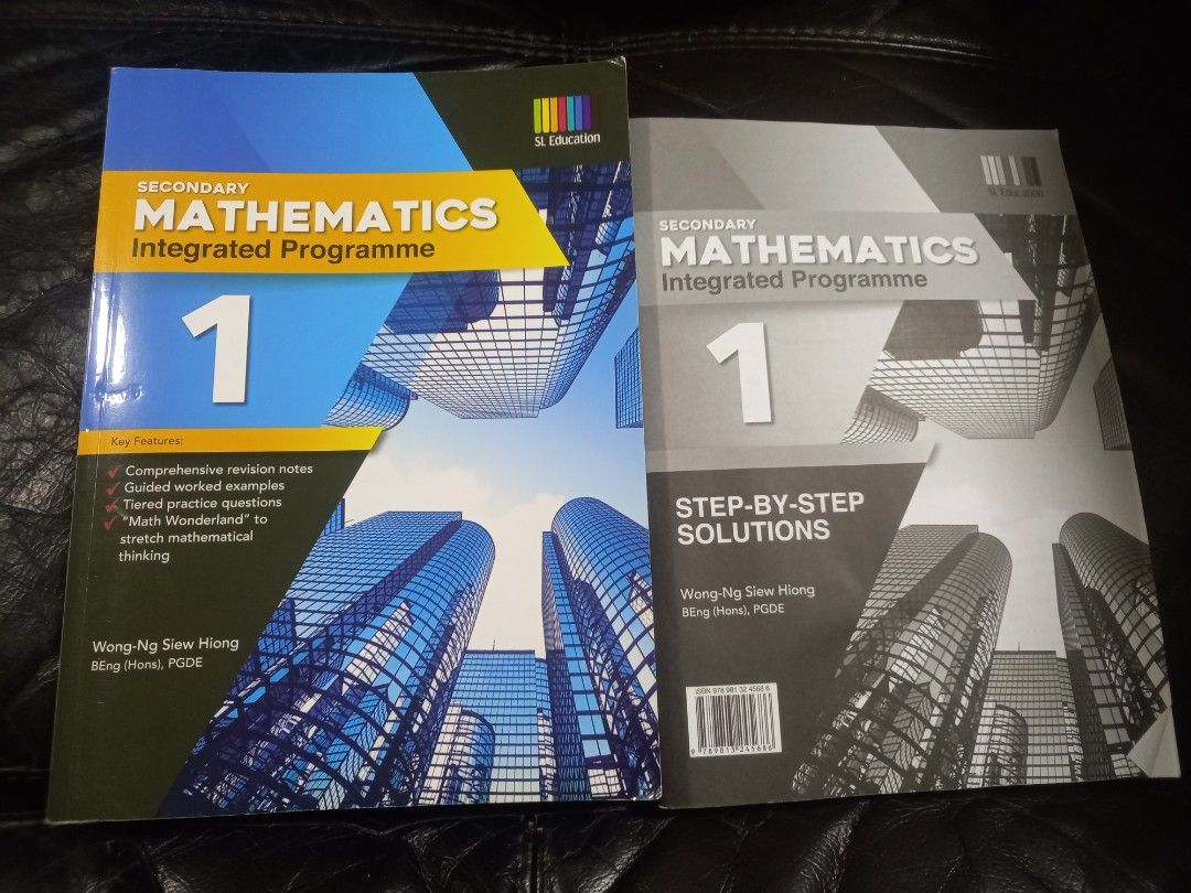Sec 1 Math Integrated Programme (Category: Assessment Books) located in Singapore. Submitted by HappyDeal (Listing ID 1356401834, Image 1). Description: like new, self collection at Woodlands Dr 16.