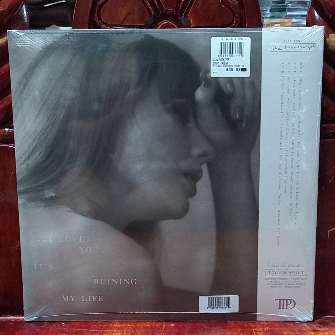 Taylor swift TTPD + 24PAGE BOOK BOUND (Category: CDs & DVDs) located in Quezon City. Submitted by collectiblespopupshop (Listing ID 1356386494, Image 2). Description: Welcome to collectible pop up shop MUSIC AND VIDEO STORE! 👝Posted items are on hand. 💿🎧🎵💽🎷📽🎥 CD'S / DVD's Books & VINYL are all imported made in uk our local opm album and original in mint to nearmint & unsealead sealed brand new 🛒Pls add to cart to check stocks availabilit