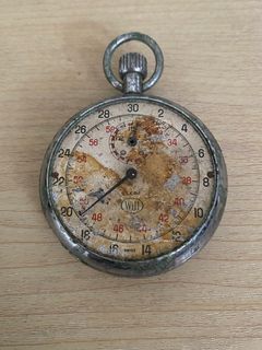 Vintage Swiss Clebar Pocket Watch For Repair/Restore