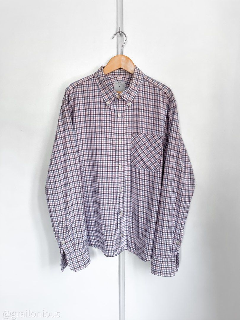 Visvim Flannel Oxford Button-down (Category: Formal Shirts) located in Quezon City. Submitted by grailonious (Listing ID 1356407957, Image 1). Description: Made in Japan. Woven neck tab. Uses a flannel in a plaid pattern using a bubblegum/cotton candy/chocolate colorway. Please see the measurements in the pictures. Fits mens S best Like kapital, drake’s, ralph lauren, etc..