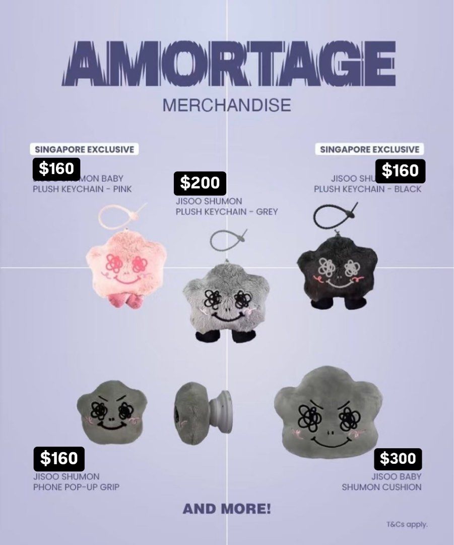 BLACKPINK JISOO AMORTAGE ステッカーセット（4種類） Blackpınk