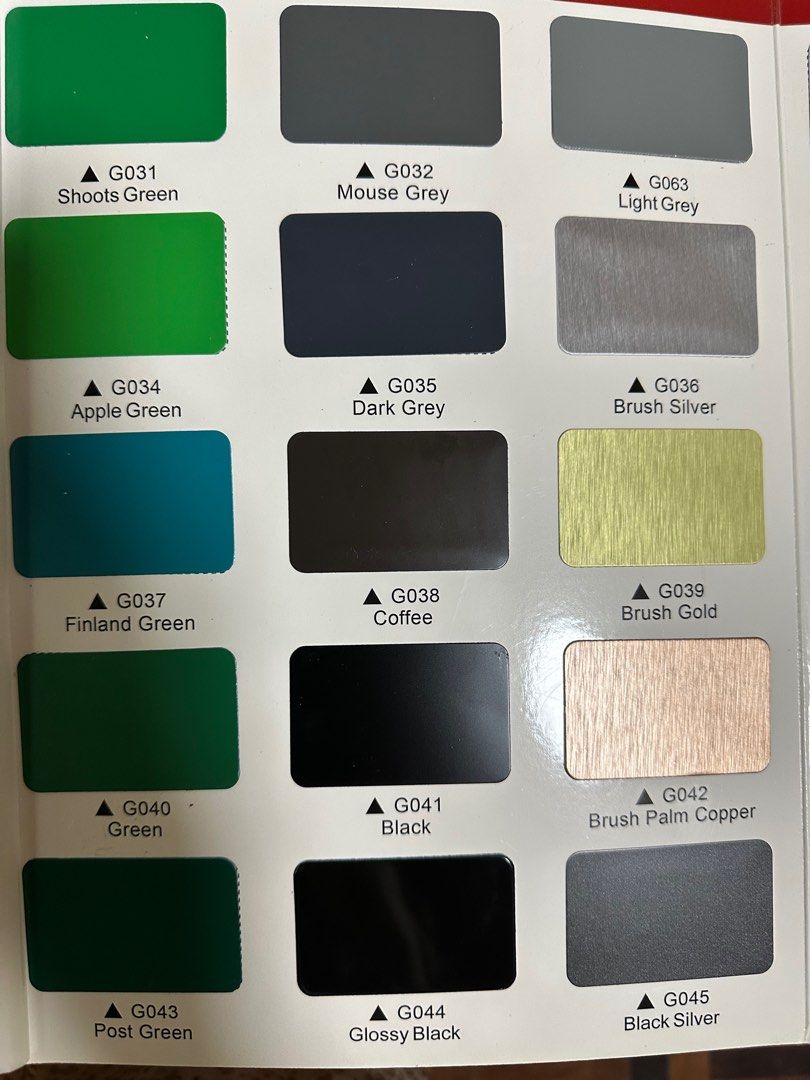 Aluminum Composite Panel ACP (Category: Construction & Building Materials) located in Manila. Submitted by yellowsparklers (Listing ID 1356561068, Image 3). Description: Supply and install Available in: 3mm 4mm.