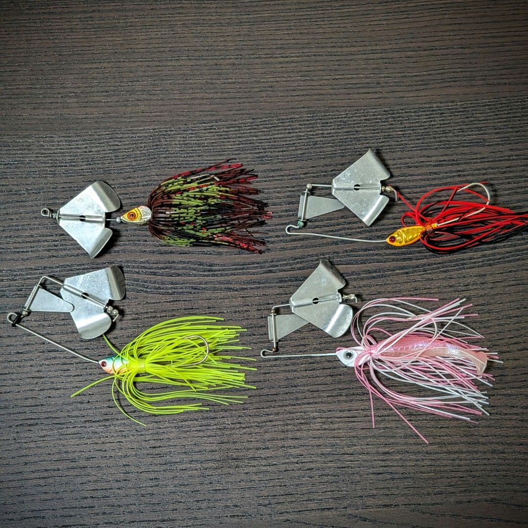Assorted Buzzbaits (Category: Fishing) located in Singapore. Submitted by staceysweb (Listing ID 1356567710, Image 1). Description: Used a lot of these back when I was targeting Haruans, great for reaction strikes when you work them fast! Will work for peacock bass and tomans too, but if you hit a huge one back off the drag, the hooks are not meant for huge tomans. Buy all for $12.