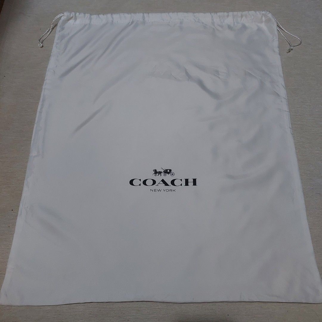 Authentic Coach dust bag 29x24 inches (Category: Luxury Bags & Wallets) located in Manila. Submitted by jfluxury.co (Listing ID 1356584050, Image 2). Description: excellent condition no flaws bought in Japan 🇯🇵 💯% Authentic. 😊 Money back guarantee. 😊 Clean and ready to use na.