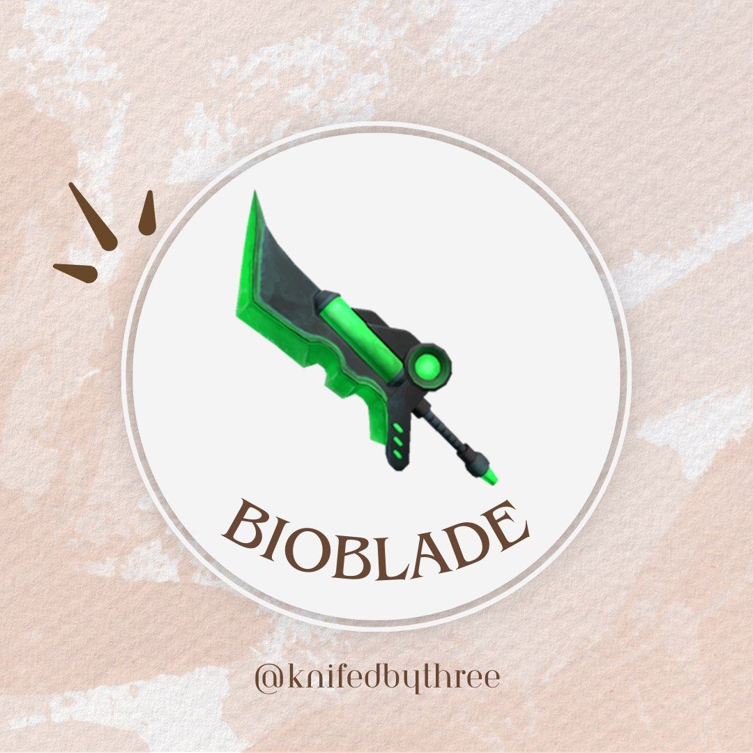 BIOBLADE ROBLOX MM2 (Category: In-Game Products) located in Manila. Submitted by knifedbythree (Listing ID 1356610415, Image 1). Description: How to Order? Step 1: Item Listing; kindly send me the item/s you’re looking for. Step 2: Pricing agreement; once we both come into terms of the item’s price, send the payment. Step 3: Trade Transaction; after receiving the payment, kindly drop your username. I will send you a friend request and join you to