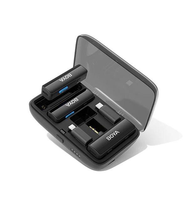 BOYALINK WIRELESS MICROPHONE (Category: Microphones) located in San Juan City. Submitted by urbangiz_greenhillsmall (Listing ID 1356527256, Image 1). Description: about this item: > All-In-One Storage, Fits All Scenarios > Ultra-Long Battery Life > Ready for Use Right Out of the Case > One Step to Open the Noise Reduction Function > Sound Like a Professional > Charge Your Device While in Use > Customize the Sound You Want > Dual-Channel Recording