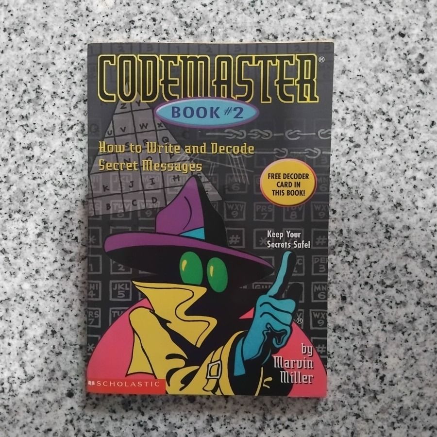 Codemaster Book 2 How to Write Decode Secret Messages English Novel ...