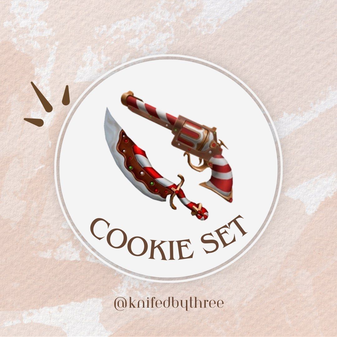 COOKIE SET ROBLOX MM2 (Category: In-Game Products) located in Manila. Submitted by knifedbythree (Listing ID 1356609224, Image 1). Description: How to Order? Step 1: Item Listing; kindly send me the item/s you’re looking for. Step 2: Pricing agreement; once we both come into terms of the item’s price, send the payment. Step 3: Trade Transaction; after receiving the payment, kindly drop your username. I will send you a friend request and join you 