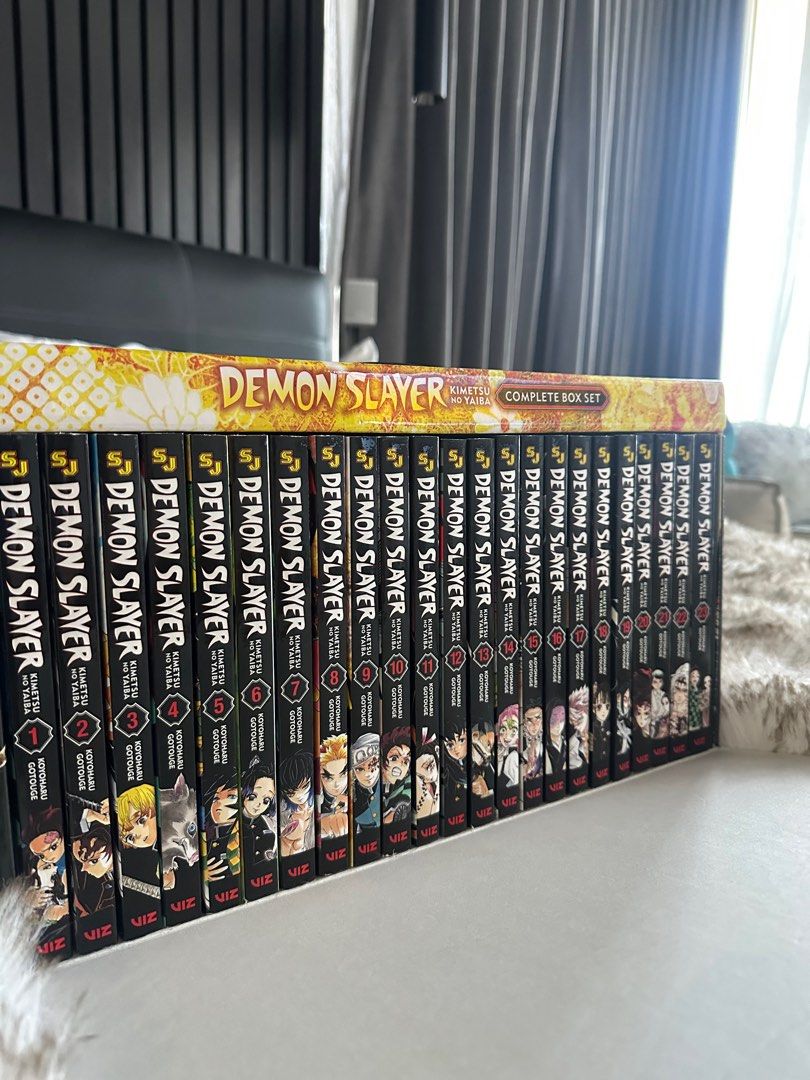 Demon slayer complete book set (Category: Comics & Manga) located in Marikina City. Submitted by alberttt16 (Listing ID 1356501474, Image 2). Description: only read once.