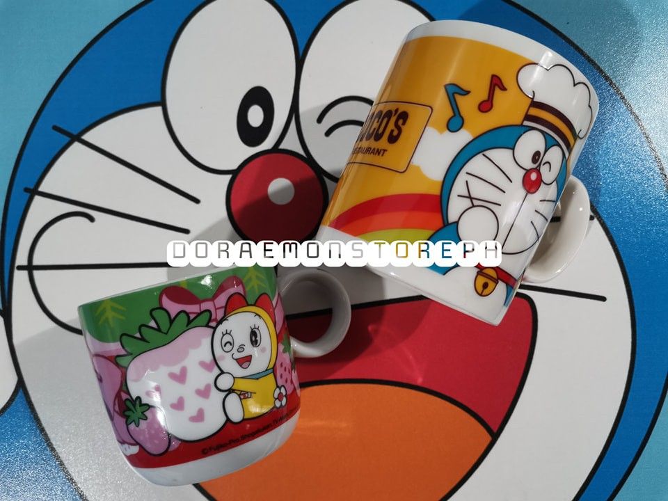 Doraemon Mini Mug (Category: Coffee & Tea Tableware) located in Manila. Submitted by doraemonstoreph (Listing ID 1356588572, Image 1). Description: Doraemon Mini Mug -2pcs/set.