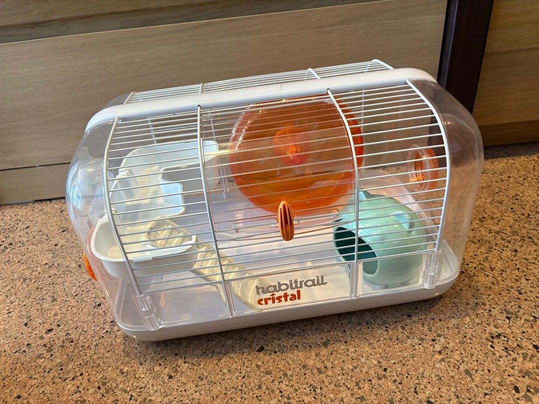 Visual Reference: Habitrail Crystal Hamster Cage Come With Ovo Den Attachment And