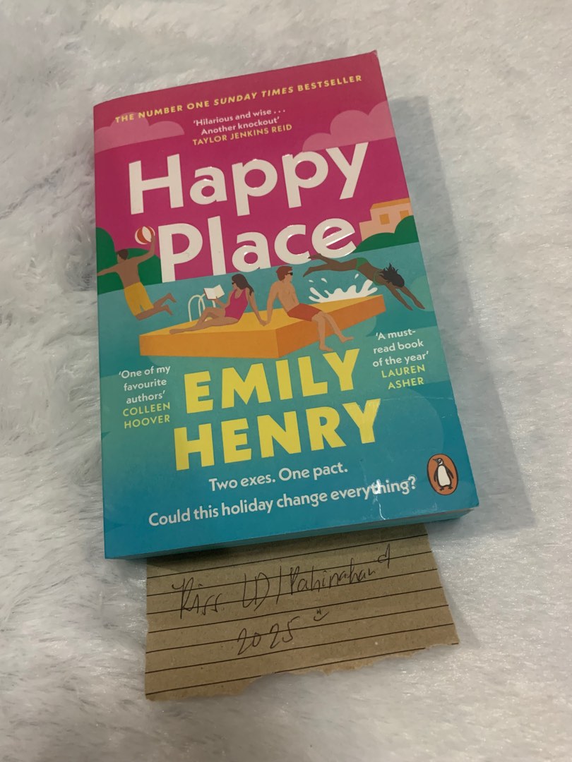 Happy Place by Emily Henry (UK special sprayed edition), Hobbies
