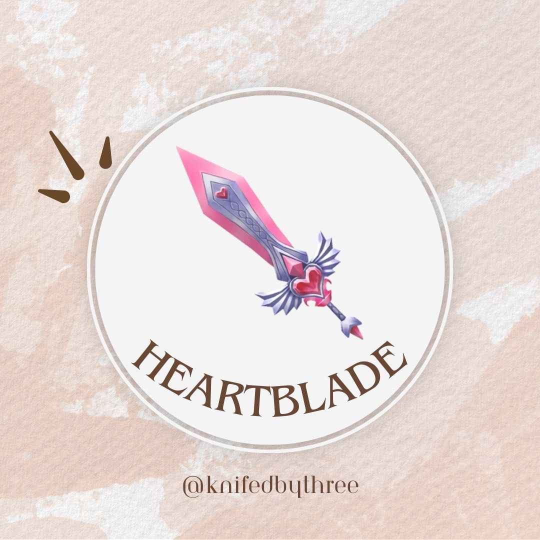 HEARTBLADE ROBLOX MM2 (Category: In-Game Products) located in Manila. Submitted by knifedbythree (Listing ID 1356608545, Image 1). Description: How to Order? Step 1: Item Listing; kindly send me the item/s you’re looking for. Step 2: Pricing agreement; once we both come into terms of the item’s price, send the payment. Step 3: Trade Transaction; after receiving the payment, kindly drop your username. I will send you a friend request and join you 