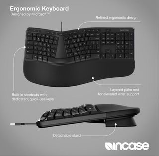 INCASE Ergonomic Keyboard Designed by Microsoft™️ LXM-0001564166987030401110